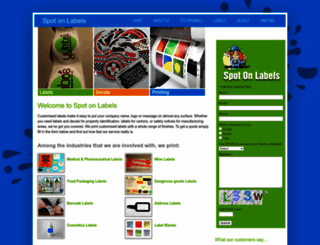 spotonlabels.com.au screenshot