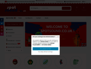 spotsound.co.uk screenshot