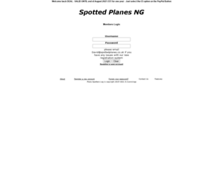 spottedplanes.co.uk screenshot