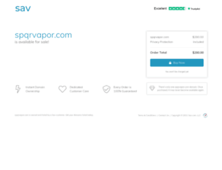 spqrvapor.com screenshot