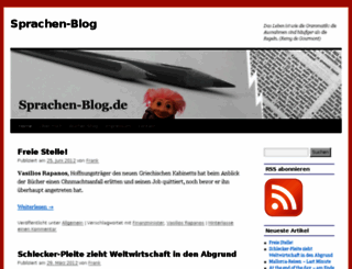 sprachen-blog.de screenshot