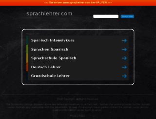 sprachlehrer.com screenshot