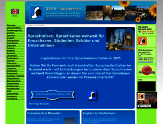 sprachreisen-desr.de screenshot