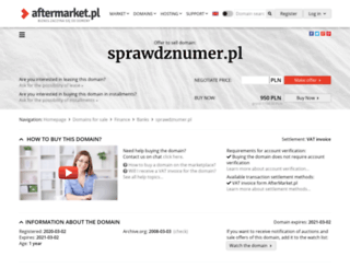 sprawdznumer.pl screenshot