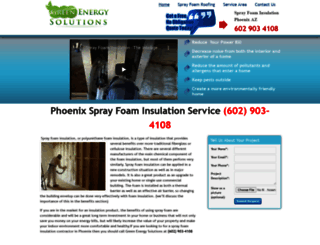 sprayfoaminsulationphoenix.org screenshot