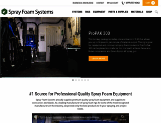 sprayfoamsys.com screenshot