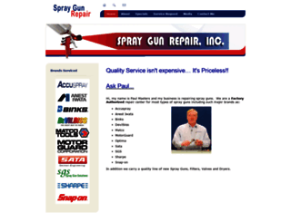 spraygunrepair.com screenshot