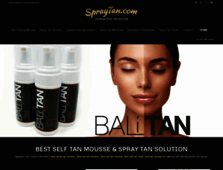 spraytan.com screenshot