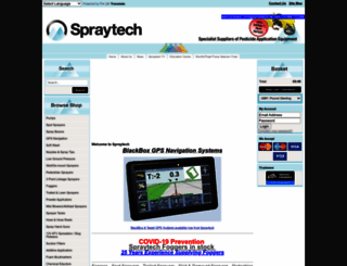 spraytech.uk.com screenshot