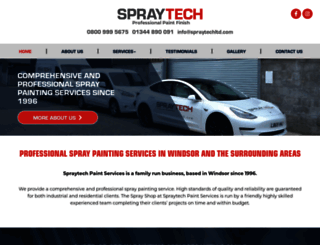 spraytechltd.com screenshot