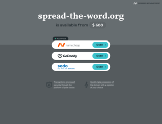 spread-the-word.org screenshot