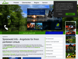 spreewald-info.com screenshot