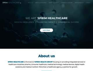 sprimhealthcare.com screenshot