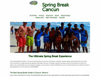springbreakcancun.com screenshot