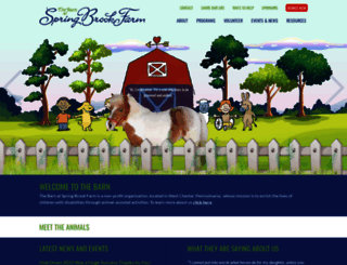 springbrook-farm.org screenshot