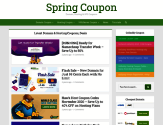 springcoupon.com screenshot