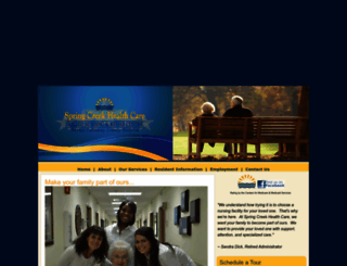 springcreekhealthcare.org screenshot