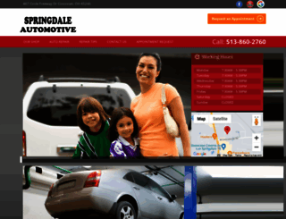 springdaleautomotive.com screenshot