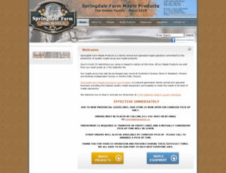 springdalemaple.ca screenshot