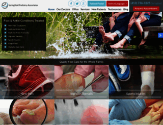 springfield-podiatry.com screenshot