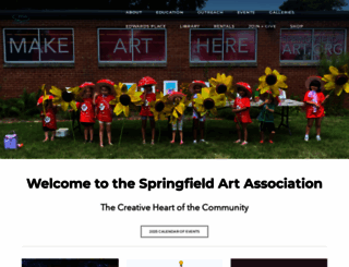 springfieldart.org screenshot