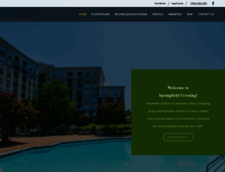 springfieldcrossingapartments.com screenshot