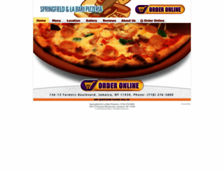 springfieldlabaripizza.com screenshot