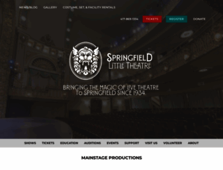 springfieldlittletheatre.org screenshot
