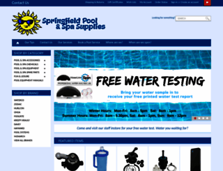 springfieldpoolshop.com.au screenshot