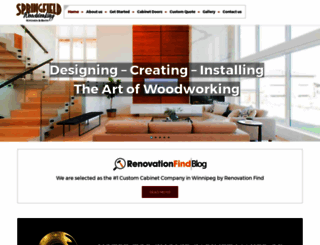 springfieldwoodworking.com screenshot