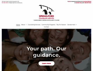 springfordcounseling.org screenshot