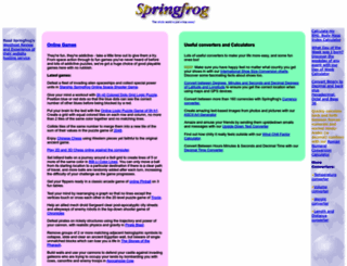 springfrog.com screenshot