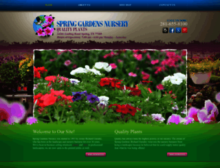 springgardensnurseryinc.com screenshot