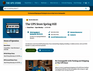 springhill-tn-4575.theupsstorelocal.com screenshot