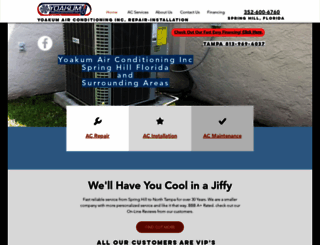 springhillairconditioningpro.com screenshot