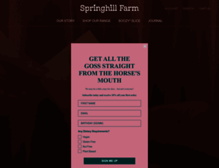 springhillfarm.com.au screenshot