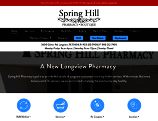 springhillpharmacy.net screenshot