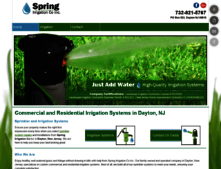 springirrigationnj.com screenshot