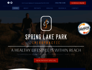 springlakeparkchiro.com screenshot