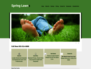 springlawnmowingservices.com screenshot