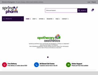 springpharm.co.uk screenshot