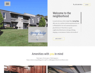 springridgeapartments.com screenshot