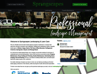 springscapes.ca screenshot