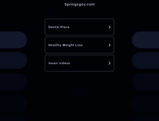 springsgov.com screenshot