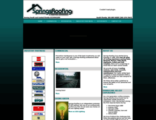 springsroofing.com screenshot