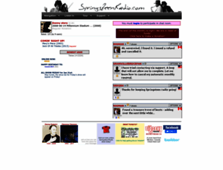 springsteenradio.com screenshot