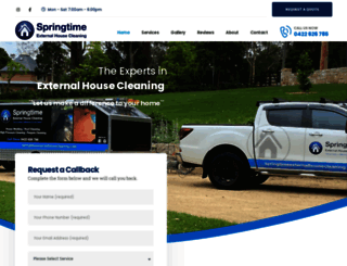 springtimeexternalhousecleaning.com screenshot