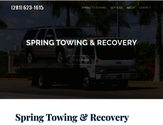 springtowingandrecovery.com screenshot