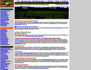 springtrainingconnection.com screenshot