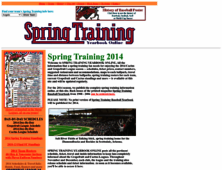 springtrainingmagazine.com screenshot